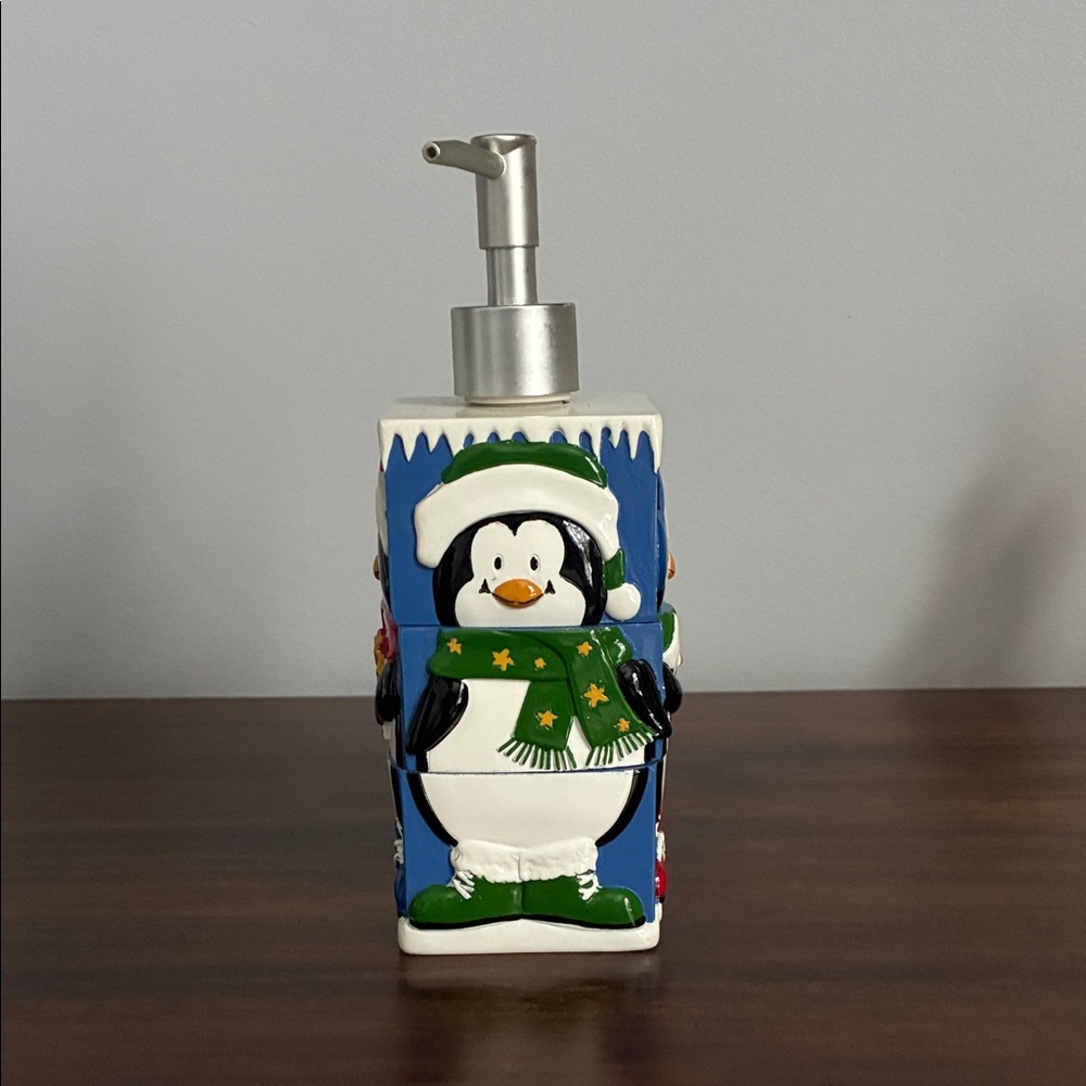 Kohl's Penguin Soap Dispenser - Blue and Green